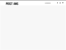 Tablet Screenshot of prjctams.com